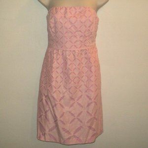 J. Crew Ginny Dress Size 0 Pink Strapless